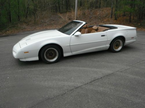 1991 pontiac firebird trans am convertible 2-door 5.0l. 78k,cold air,tpi,auto