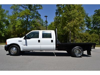 2006 ford f-350 crew cab xl diesel flatbed