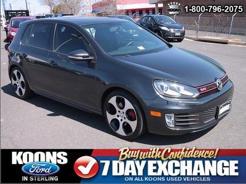 Outstanding gti hatchback~navigation~leather~moonroof~