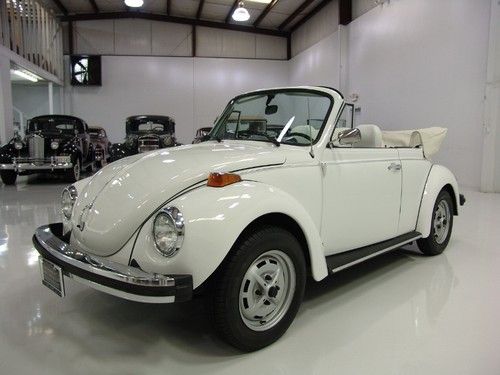 1979 volkswagen beetle convertible, fuel injected engine, low miles!