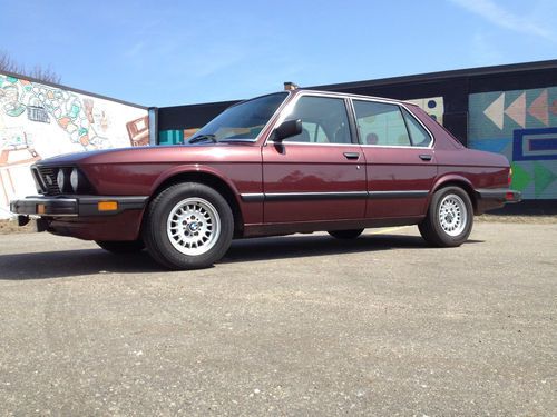 1985 bmw 528e - excellent condition