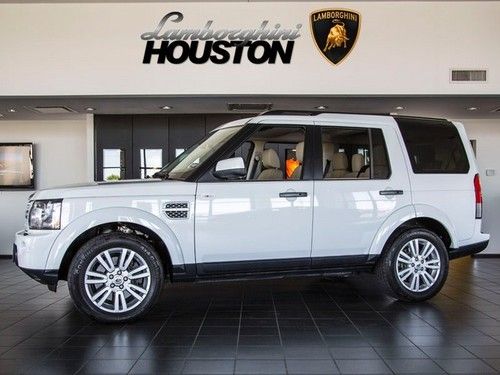 2011 land rover lr4 hse lux white nav harman sound pkg camera xenon leather pdc