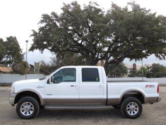 King ranch heated leather 6 cd ipod powerstroke diesel 4x4 fx4!