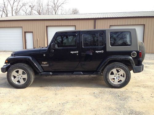 2010 jeep wrangler sahara 4 door 4x4 salvage wrecked damage