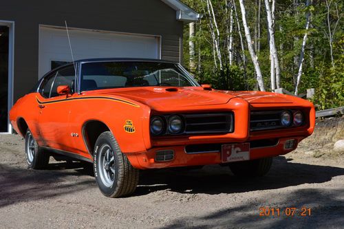 Purchase used 1969 Pontiac GTO Ram Air IV Judge in Chicoutimi, Quebec