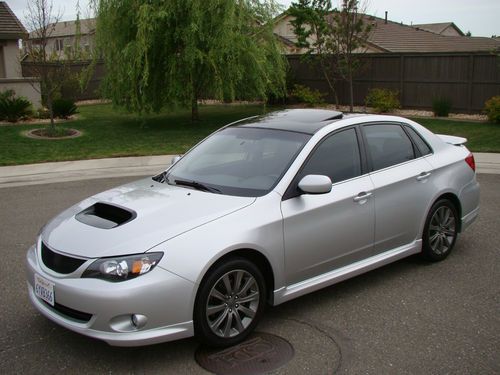 2009 subaru impreza wrx sedan, 43k mi, roof, tint, spoiler!