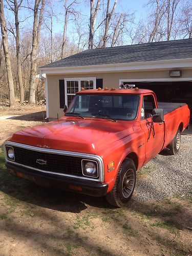 1971 chevy c20 pickup truck 292 stick shift