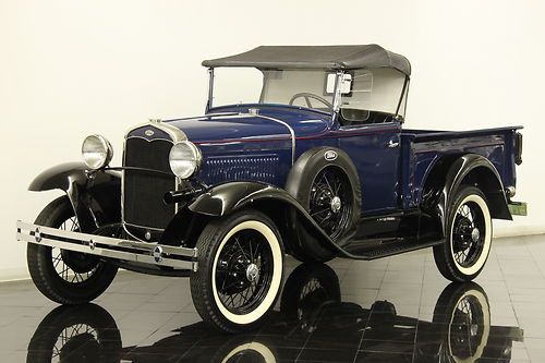 1931 ford model a roadster pickup restored 200.5 4 clyinder 3 speed oak bed