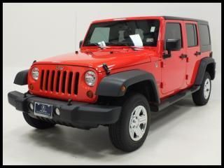13 wrangler 4dr unlimited low miles 4x4 step rails hard top