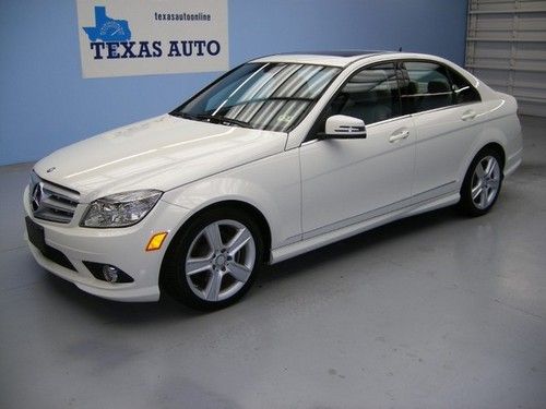 We finance!!!  2010 mercedes-benz c300 sport auto roof tiptronic 17 rims 6 cd