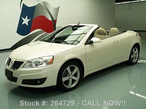 2009 pontiac g6 gt hard top htd leather 18" wheels 37k texas direct auto