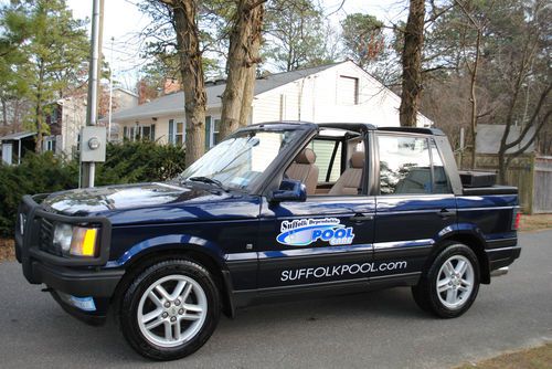 2001 range rover custom convertible with hard tops rare one of a kind lthr 4x4