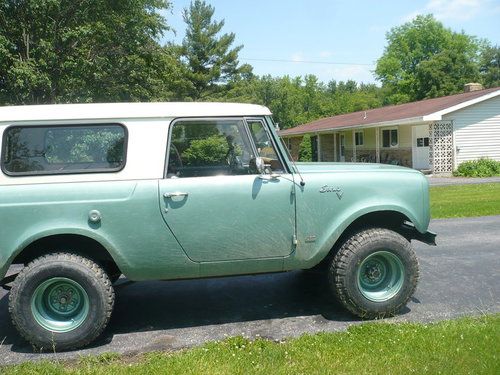Vintage  1967 ih scout 800 b  all original! ! a solid running 4x4 scout! nice!