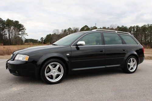 2002 audi s6 avant quattro awd 340hp 4.2 v8 wagon black alcantara navigation