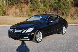 2010 e350 coupe black/black pano roof amg wheels 25k miles gps warranty mint