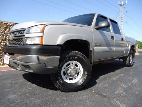 4x4-6.6l duramax diesel-allison-crew cab-dualzoneac-cd-helper bags-pwr seat-nice