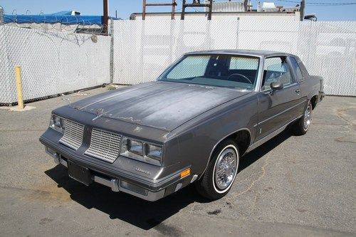 1985 oldsmobile cutlass brougham v6 coupe automatic no reserve