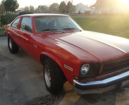 1978 chevy nova red 5 speed