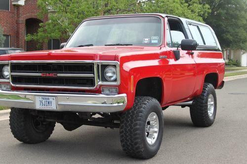 Rare!! 1975 gmc jimmy / chevrolet blazer full convertible