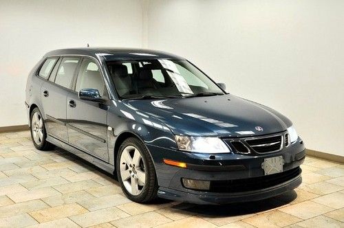 2006 saab 9-3 aero navigation low miles ext warranty rare color