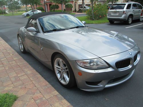 Bmw e85 m roadster m series 2006 2 door convertible 6 speed silver/brown mint