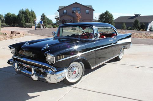 Spectacular 1957 chevrolet bel air 2 dr. ht, frame-off restoration