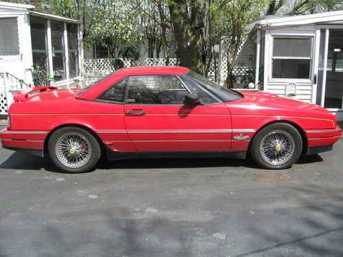 1989 cadillac allante convertible  no reserve