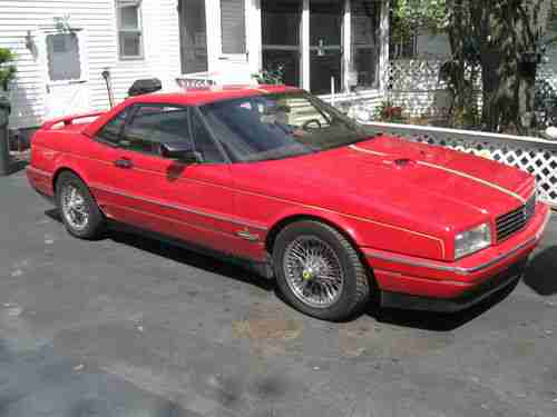 1989 CADILLAC ALLANTE CONVERTiBLE  NO RESERVE, image 4