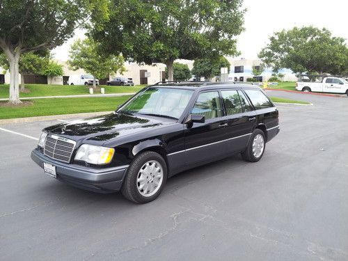 1994 mercedes-benz e320 black wagon records low miles best options must see w124