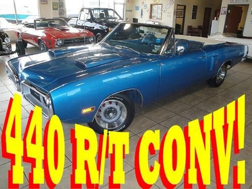 Real rt convertible 440 v8 automatic 1 of 203 built fully restored!