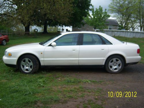 1998 audi a8 quattro base sedan 4-door 4.2l no reserve , runs/drives