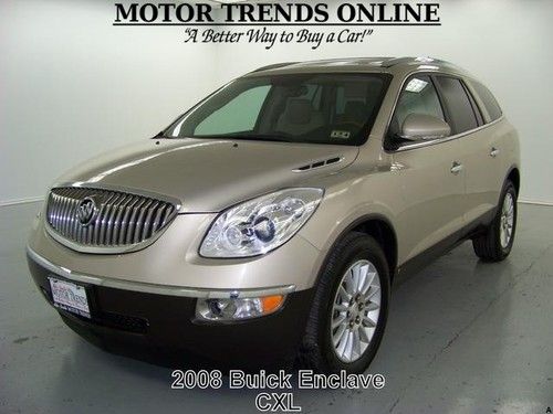 Cxl navigation rearcam dvd sunroof htd seats bose 2008 buick enclave 75k