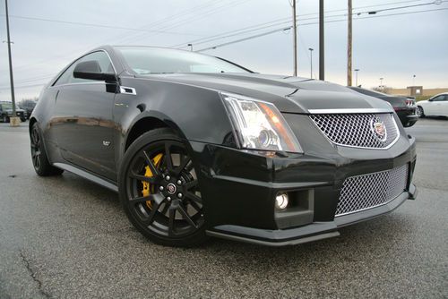 Rare 2011 cadillac cts-v coupe black diamond 1 of 577 corsa exhaust 13k miles