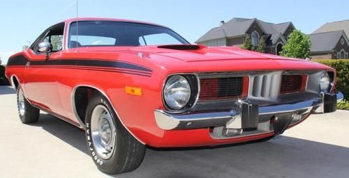 1974 cuda original broadcast sheet clean muscle car