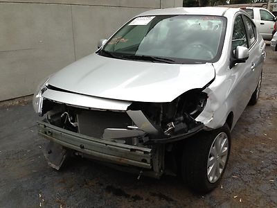 2012 nissan versa salvage repairable no reserve clean easy fix and save low mile