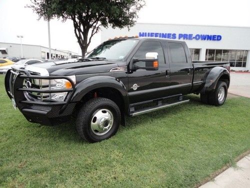 F450 f-450 crew cab lariat nav roof 4x4 diesel nice!