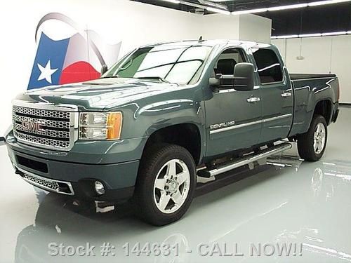 2011 gmc sierra 2500 denali 4x4 crew diesel 20's 25k mi texas direct auto