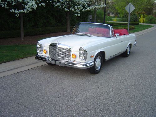 1970 mercedes 280 se cabriolet conversion