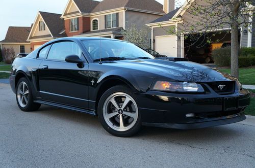 Ford mustang mach 1 gt 2003 black 5 speed shaker collector classic