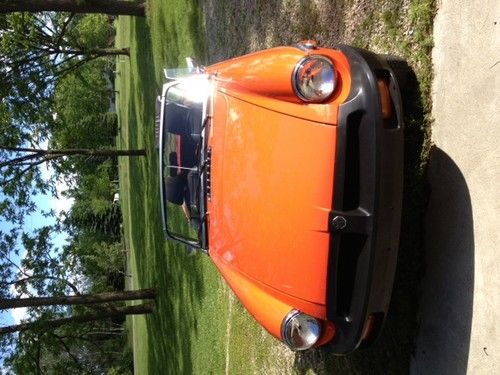 1979 mgb convertible/orange.  original owner