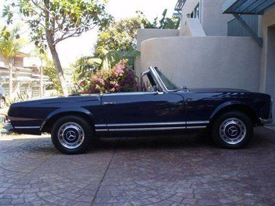 1967 mercedes benz 250 sl classic roadster blue beauty just serviced great find