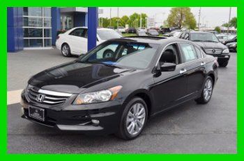 2012 honda accord ex-l v6 leather moonroof 1 owner