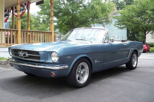 1965 mustang convertible - original sheet metal texas car