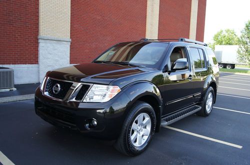 No reserve 2008 nissan pathfinder se v6 leather 3rd row back-up camera 1-owner