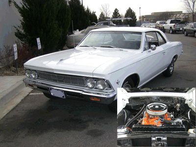 66 chevelle "327cid/350hp" 85k miles frame-off ground-up restoration