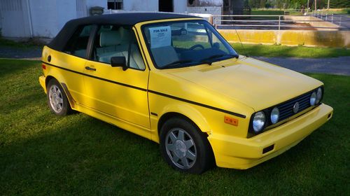 1990 volkswagen cabriolet boutique convertible 2-door 1.8l