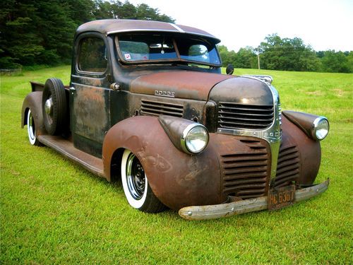 1946 dodge wd-15 pro touring rat rod shop truck. patina gasser drive anywhere!