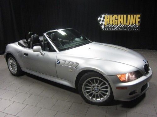 2001 bmw z3 3.0i roadster, 225hp, 5-speed manual, newer power top, nice car!!