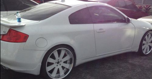 2003 infiniti g35 sport coupe bose loaded 6mt pearl white