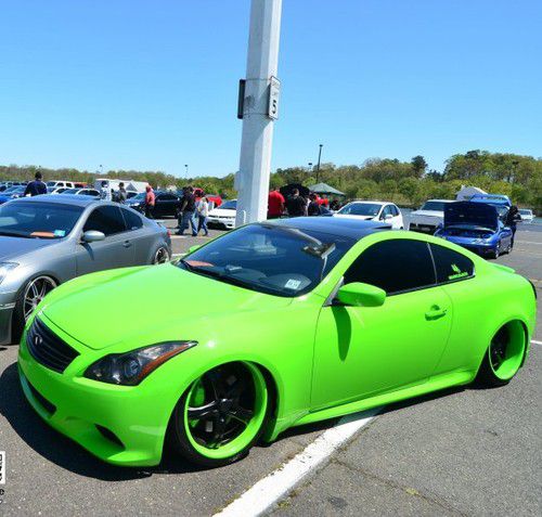 2008 infiniti g37 coupe show car customized sema air ride custom interior